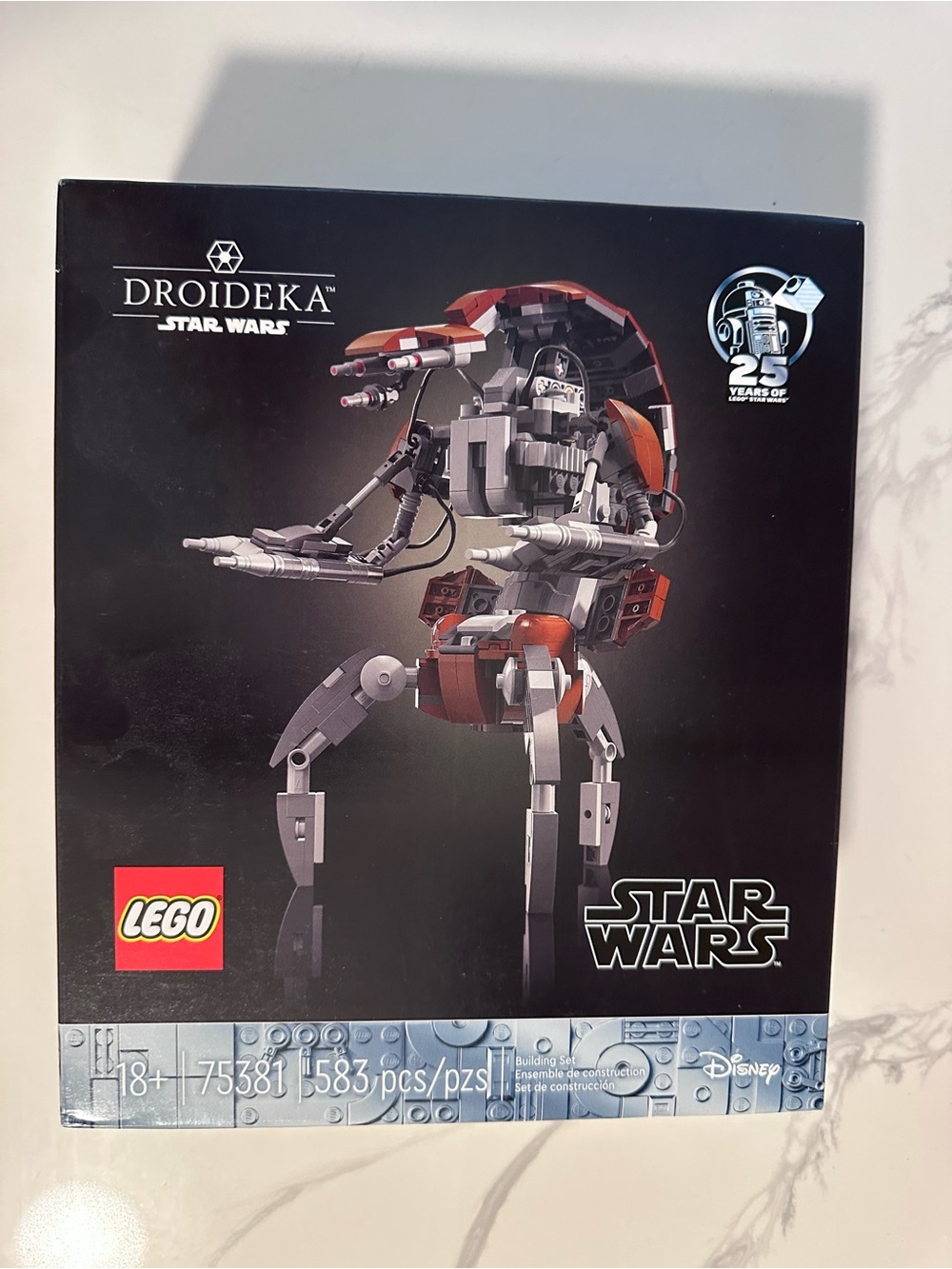 LEGO Star Wars Droideka Building Set - Red and Gray